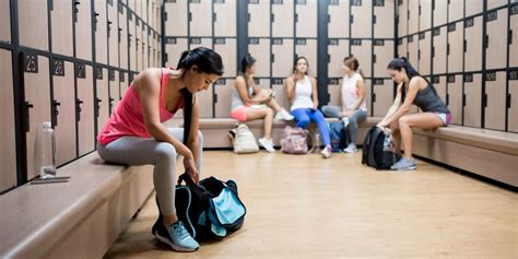 Locker room voyeur